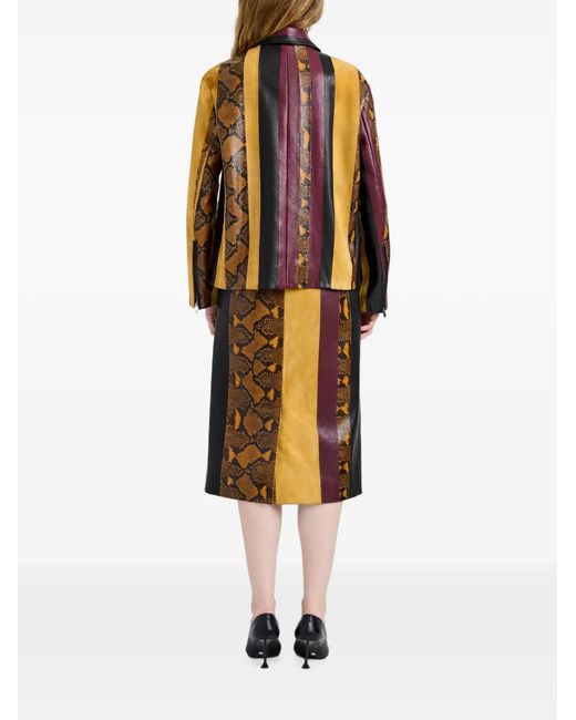 Proenza Schouler Brown Sirine Skirt