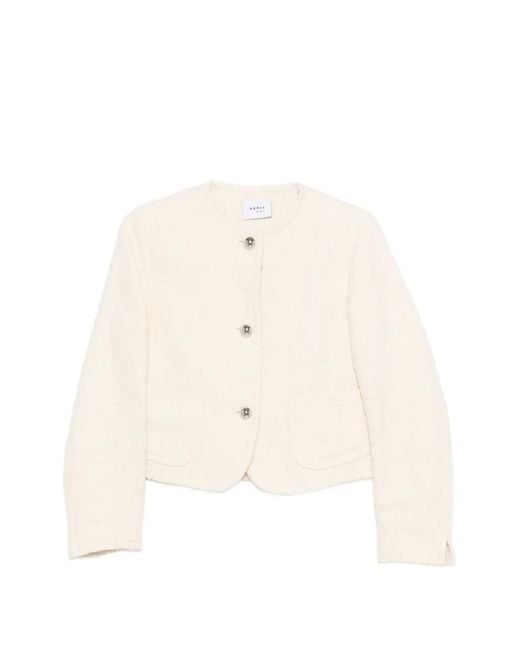 Akris Punto Natural Button Jacket