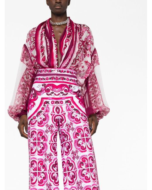 Dolce & Gabbana Pink Trouser