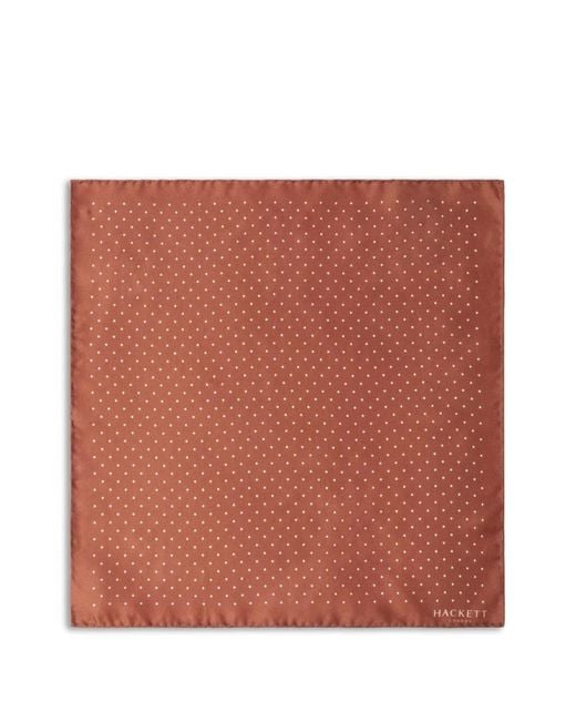 Hackett Brown Mayfair Pocket Square for men