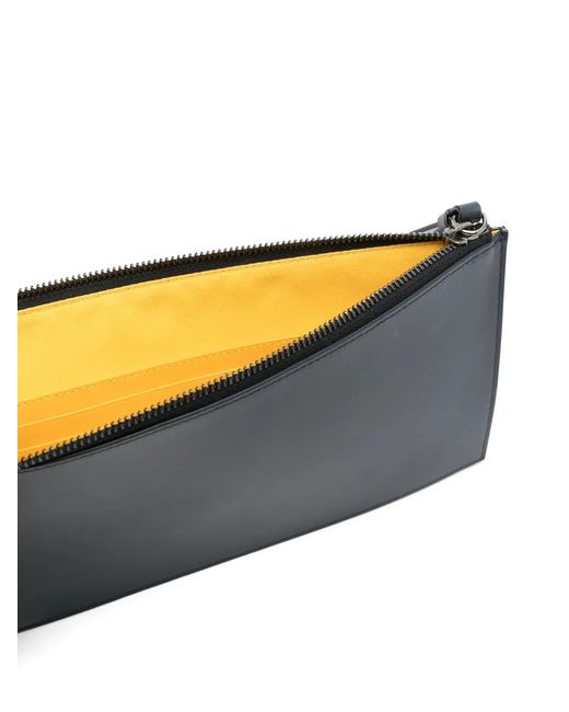 Doucal's Black Smooth Leather Wallet for men