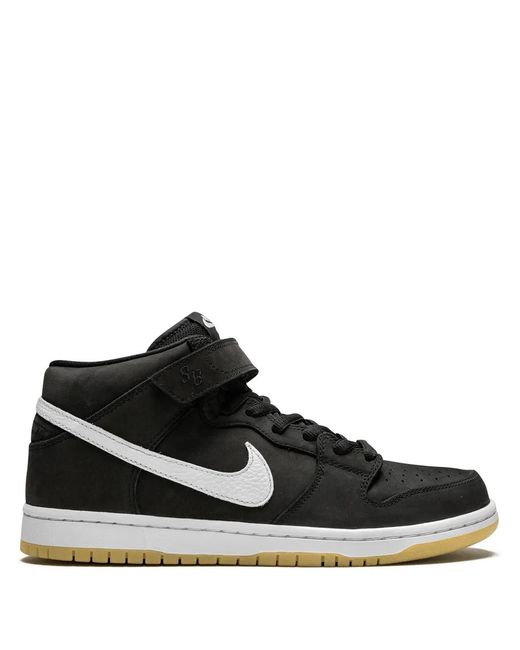 Nike Black Sb Dunk Mid Pro Iso Label for men