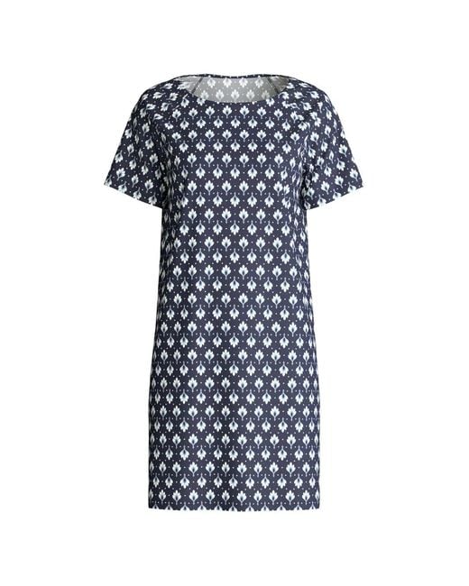 Calida Blue Floral-Pattern Nightdress