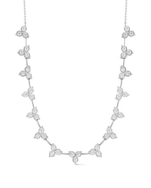 Dana Rebecca White Ava Bea Interval Trio Tennis Diamond Necklace