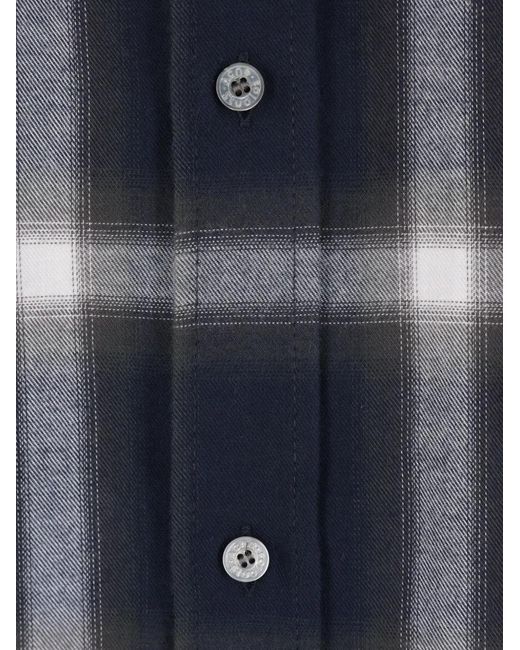 Chemise À Carreaux Acne pour homme en coloris Blue