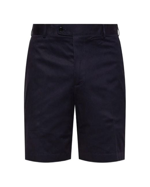 Brioni Blue Cotton Shorts for men