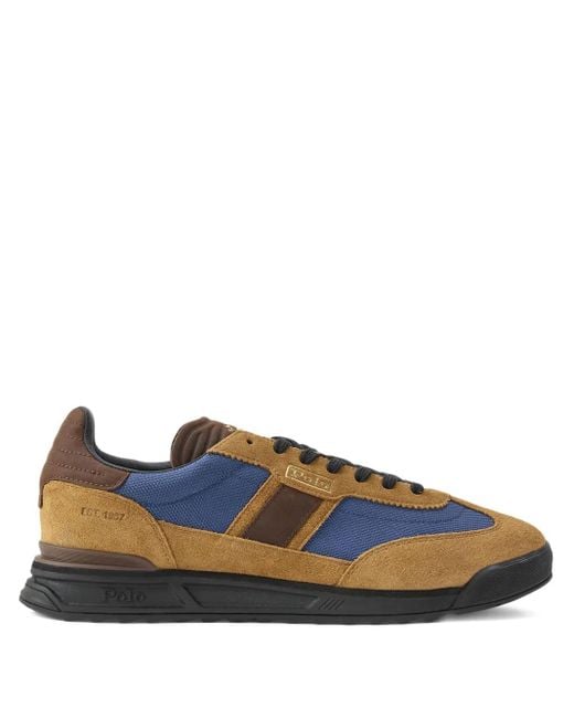 Polo Ralph Lauren Blue Panelled Sneakers for men