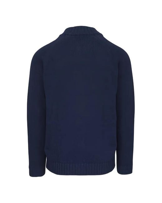 Peter Millar Blue Buttoned Cardigan for men