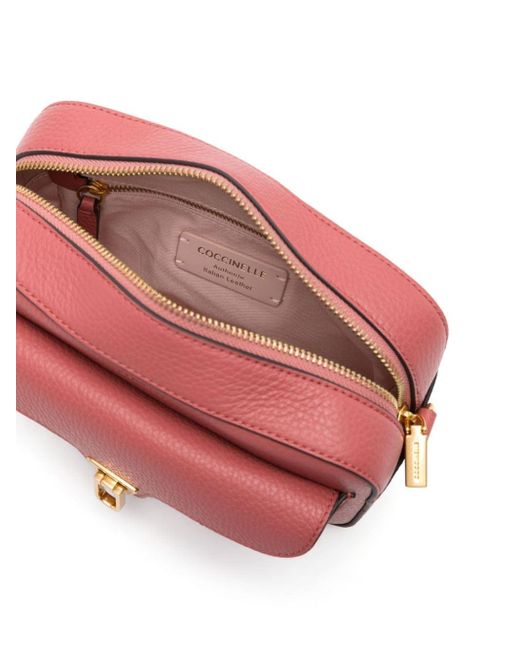 Coccinelle Pink Small Beat Crossbody Bag