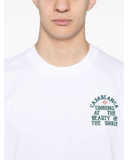 Casablanca White T-Shirts for men