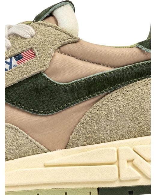 Autry Natural Reelwind Low Panelled Sneakers for men