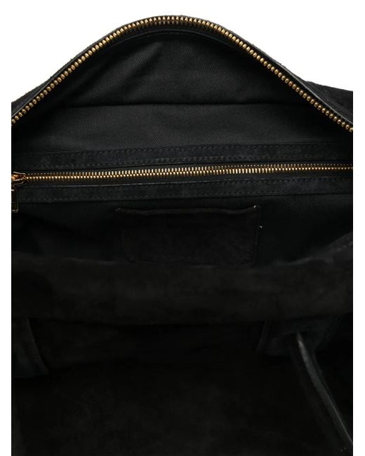 Moschino スエード トートバッグ Black