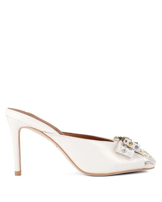 Sandalias Belgravia con lazo Kurt Geiger de color White