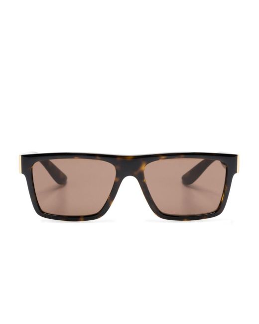Gafas de sol con montura piloto Dolce & Gabbana de hombre de color Brown