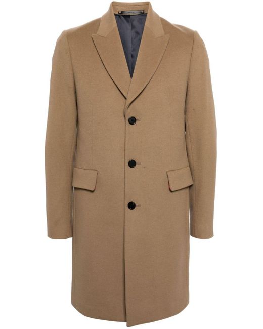 Paul Smith Natural Button-down Single-breasted Coat for men