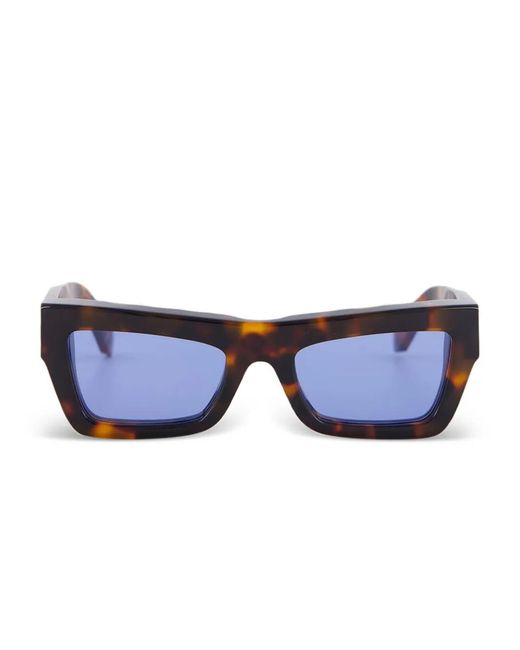 Off-White c/o Virgil Abloh Blue Charleston Geometric Sunglasses for men