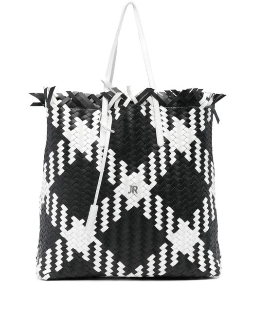 John Richmond バイカラー トートバッグ Black