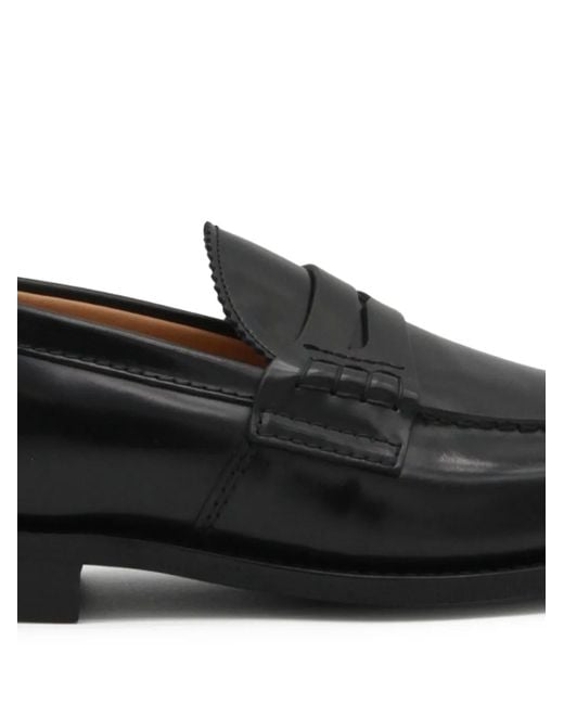 Church's Black Leather Penny Loafers for men