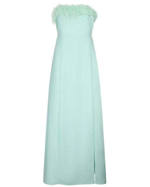 Liu Jo Green Feather-Detailing Dress