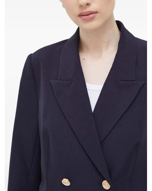 Blazer Rubysusbbtonya Doppiopetto di Bruuns Bazaar in Blue