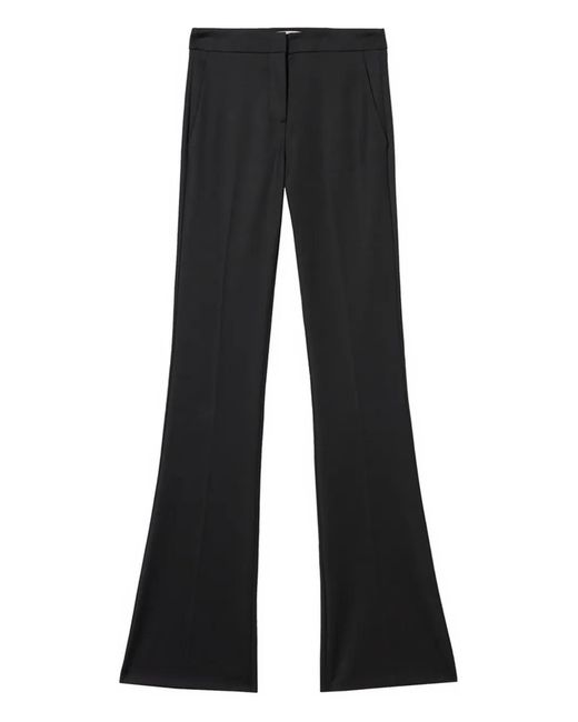 Blumarine Black Diagonal-Weave Trousers
