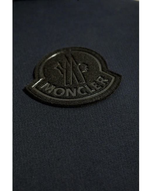 Moncler Blue Hoodie for men