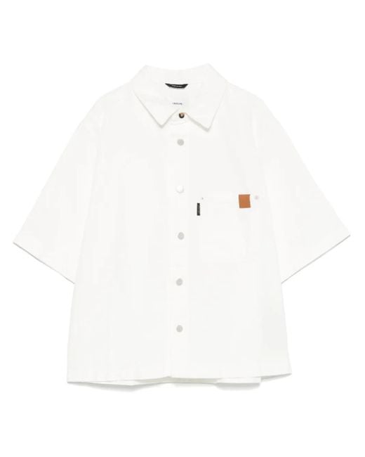 Haikure White Twill Shirt