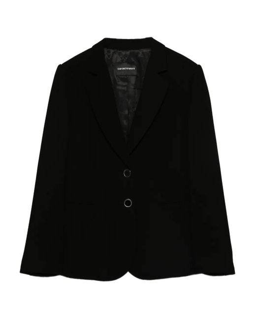 Emporio Armani ノッチドラペル ジャケット Black