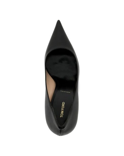 Tom Ford Black Escarpins Pointus À Talon 90 Mm