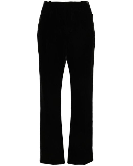 Pantaloni sartoriali a vita media di Tom Ford in Black