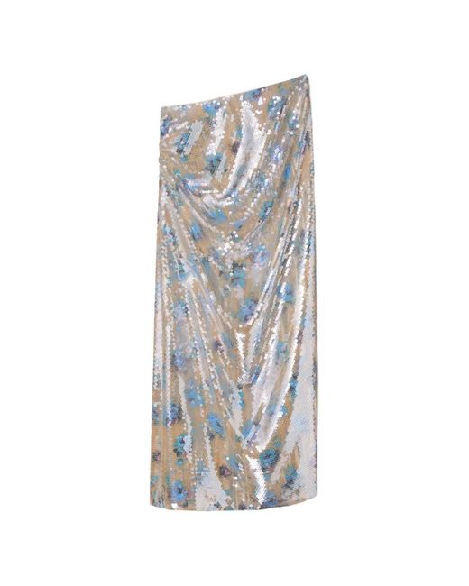 Tory Burch White Sequin Skirt