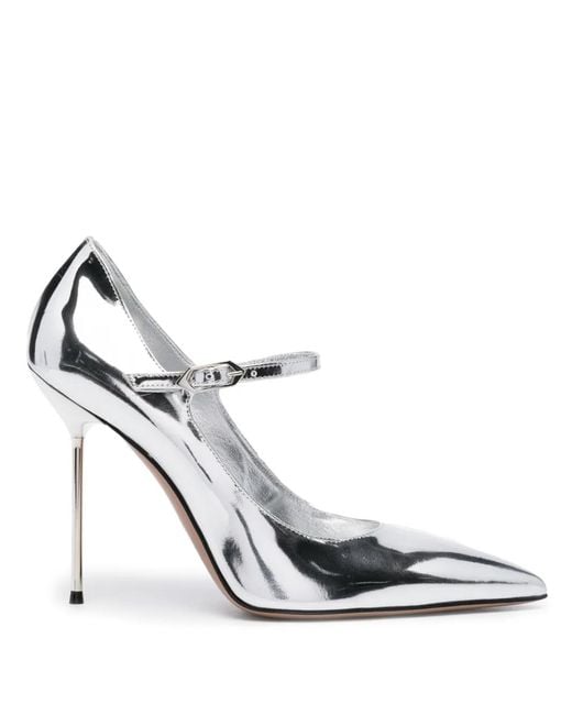 Paris Texas White Livia 11Mm Leather Pumps