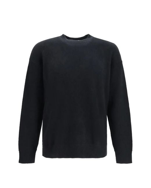 Laneus Blue Crew-Neck Sweater for men