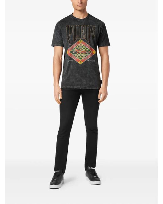 Philipp Plein Black Cote D'Azur T-Shirt for men