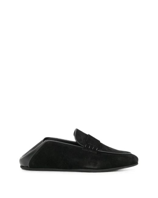 Bally Black Suede Penny Loafers for men