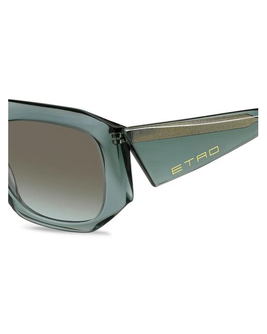 Etro Green Sonnenbrille Mit Logo