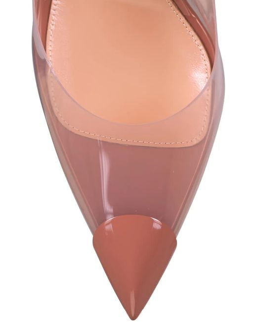 Gianvito Rossi Pink Diana Pointed-Toe Slingback Sandals