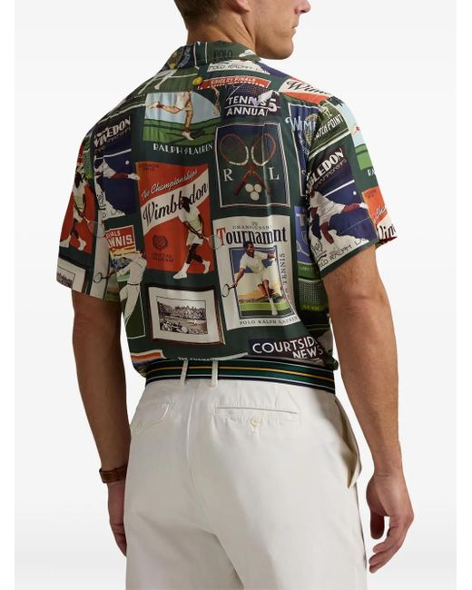Polo Ralph Lauren Gray Tennis Shirt for men