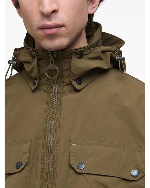 Barbour Green Flight Bedale Hooded Jacket for men