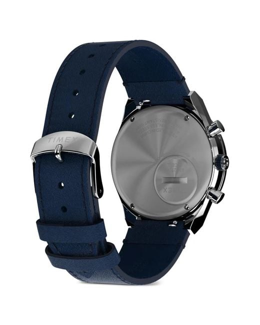 Timex Blue Q Chronograph 40Mm for men