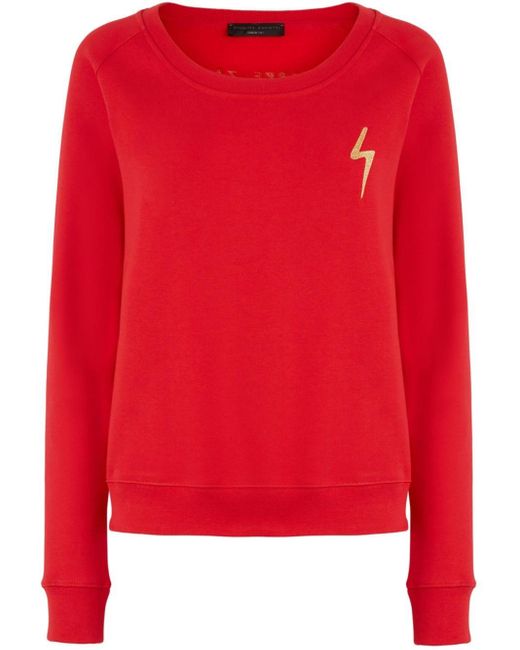 Giuseppe Zanotti Red Hanane Cotton Sweatshirt
