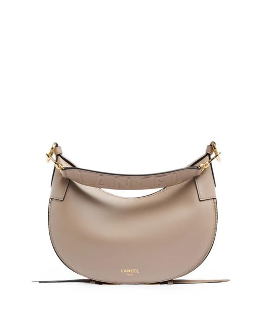 Lancel Natural Sac Porté Épaule Origami En Cuir