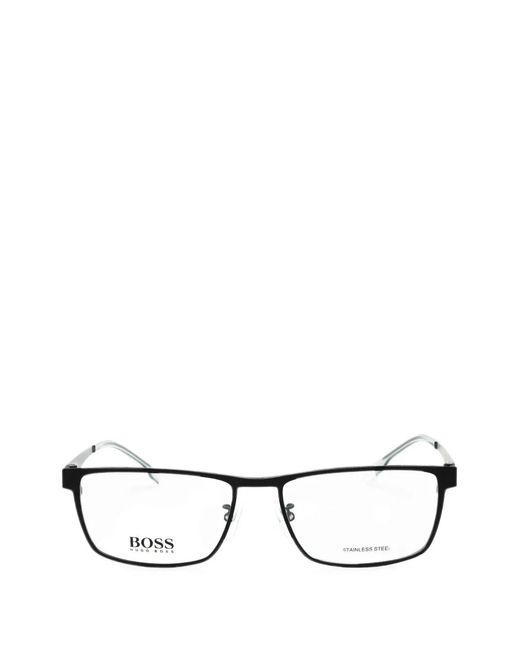 Boss Black Rectangle-Frame Glasses for men