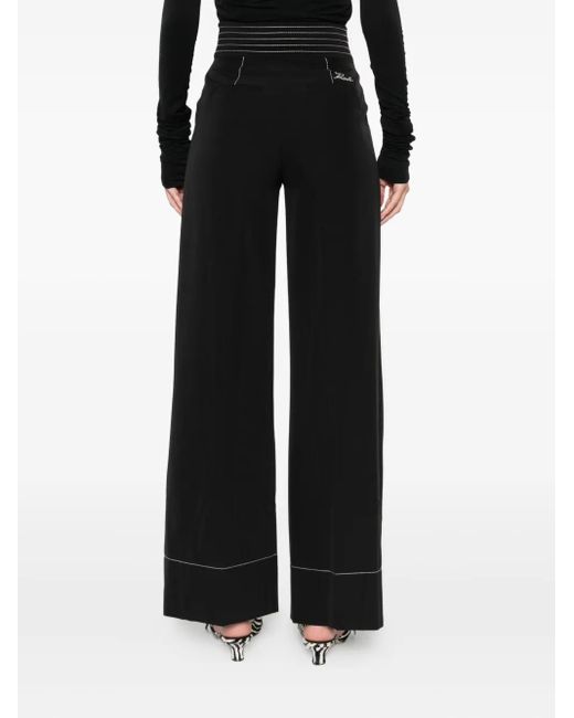 Karl Lagerfeld Black Hose Mit Kontrastnähten