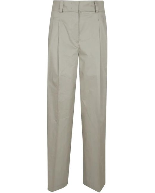 Peserico テーパードパンツ Gray