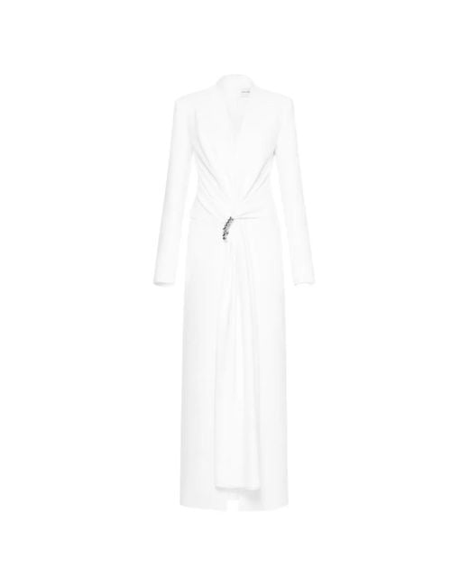 Chats by C.Dam White Draped Coat