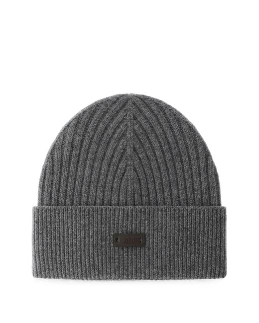 Herno Gerippte Beanie in Gray für Herren