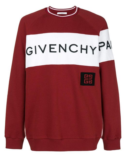 Sweat 4G Givenchy pour homme en coloris Rouge | Lyst