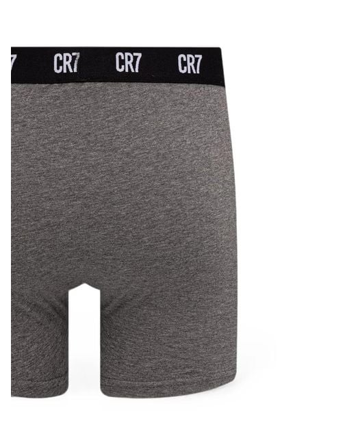 Cristiano Ronaldo CR7 Blue Logo-Waistband Boxer Briefs (Set Of Seven) for men