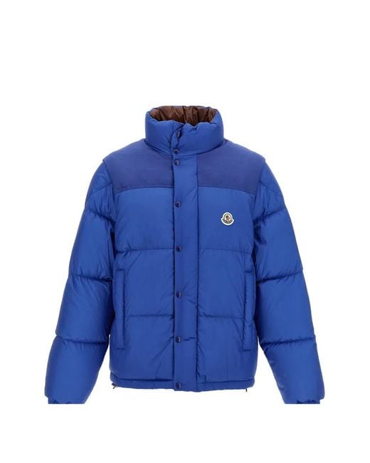 Moncler Brown Monogram Reversible Puffer Jacket for men